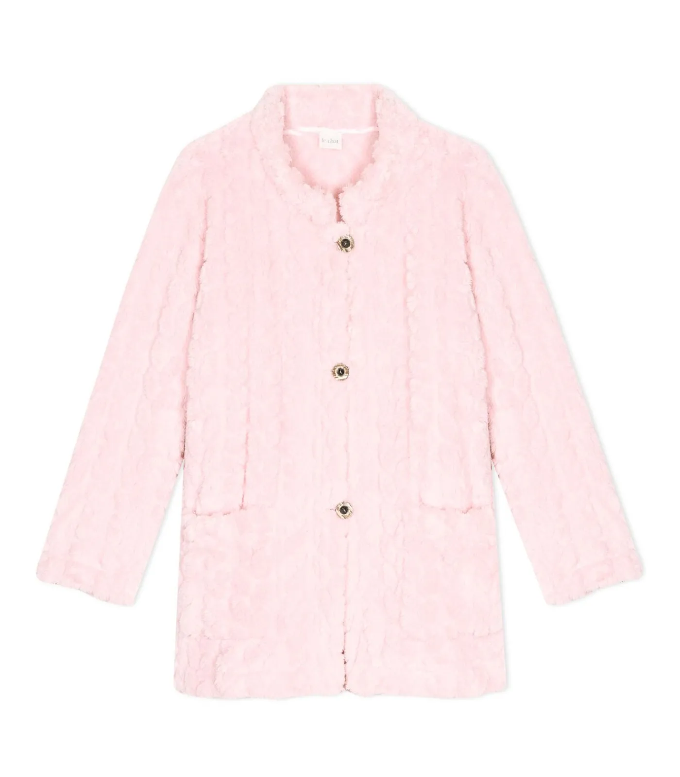 LE CHAT Geknoopt jasje met gevlochten effect ESSENTIEL 174 pink Discount