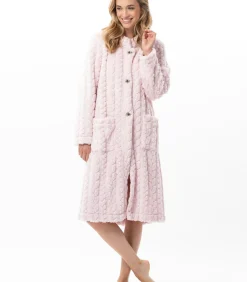 LE CHAT Geknoopte kamerjas met gevlochten effect ESSENTIEL 163 pink