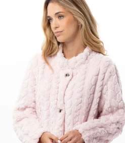 LE CHAT Geknoopte kamerjas met gevlochten effect ESSENTIEL 163 pink