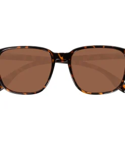 ISOTONER Gemengde rechthoekige tortoiseshell zonnebril lightBrown