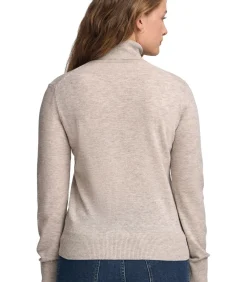 Polo Club Gemêleerd beige coltrui van merinowol en met slim fit lightBeige