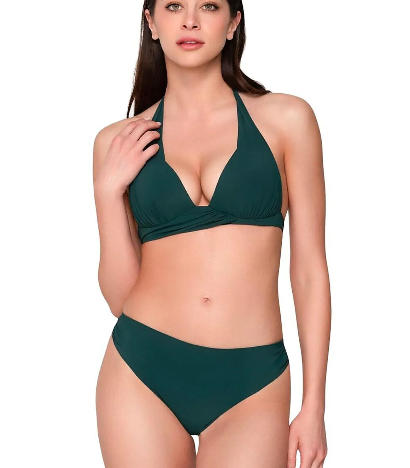 LUNA Geplooide zwembroek 5cm BLUE SENSE green Discount