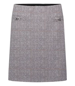 Betty Barclay Geruite rok gray/beige Sale