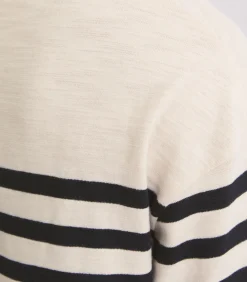 Marc O'Polo Gestreepte longsleeve relaxed blue Online