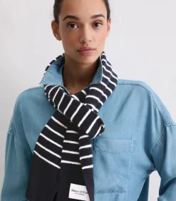 Marc O'Polo Gestreepte sjaal blue Online