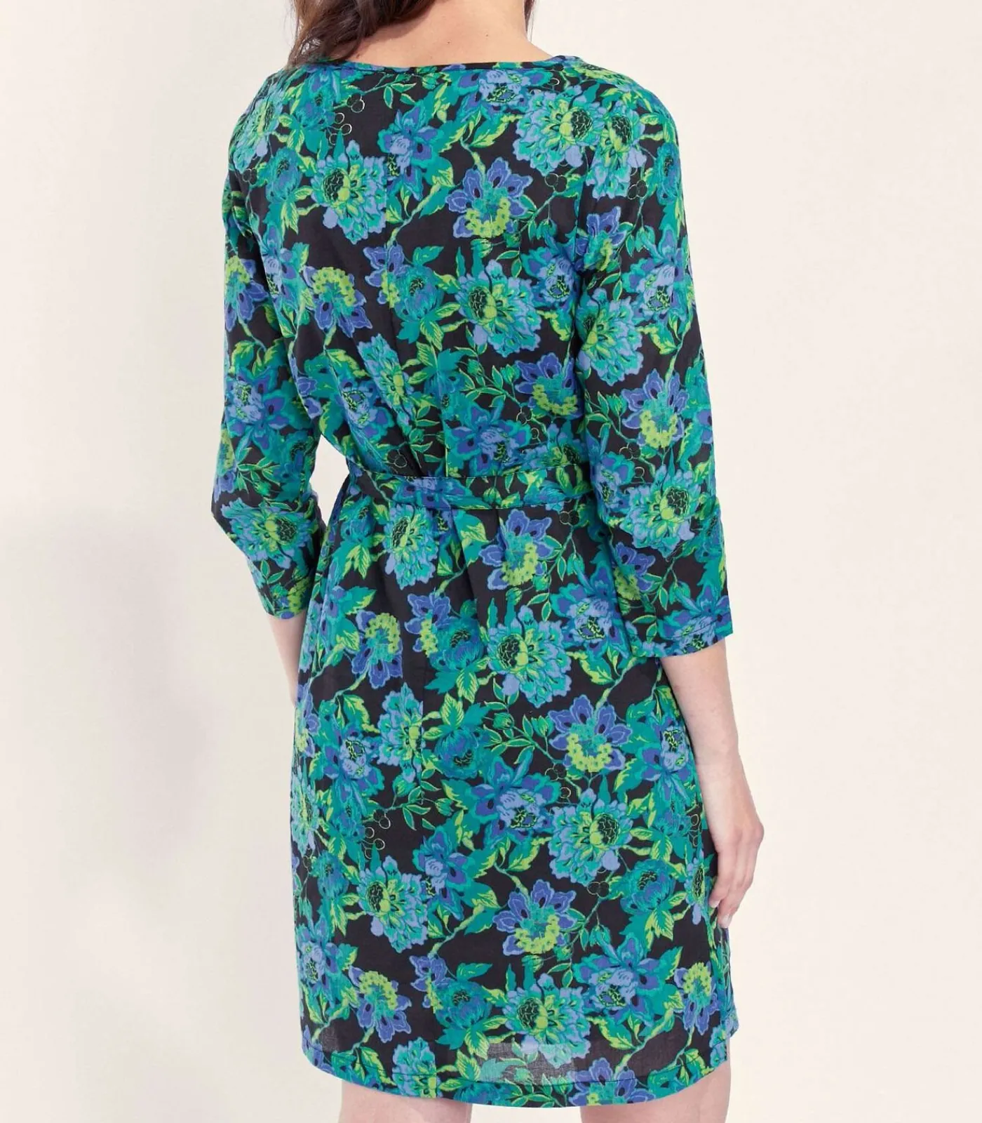 La Fiancée Gevoerde jurk ELVA violet Discount