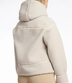 Rino&Pelle Gewatteerd faux omgekeerd lam jas Berken 40 ivory Clearance