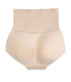 Bye Bra Gewatteerde Slip Hoge Taille beige Hot