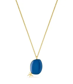Joidart Gouden ketting Miró Jewelry blauw New