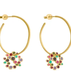Joidart Gouden oorbellen Candy Colours gold Online