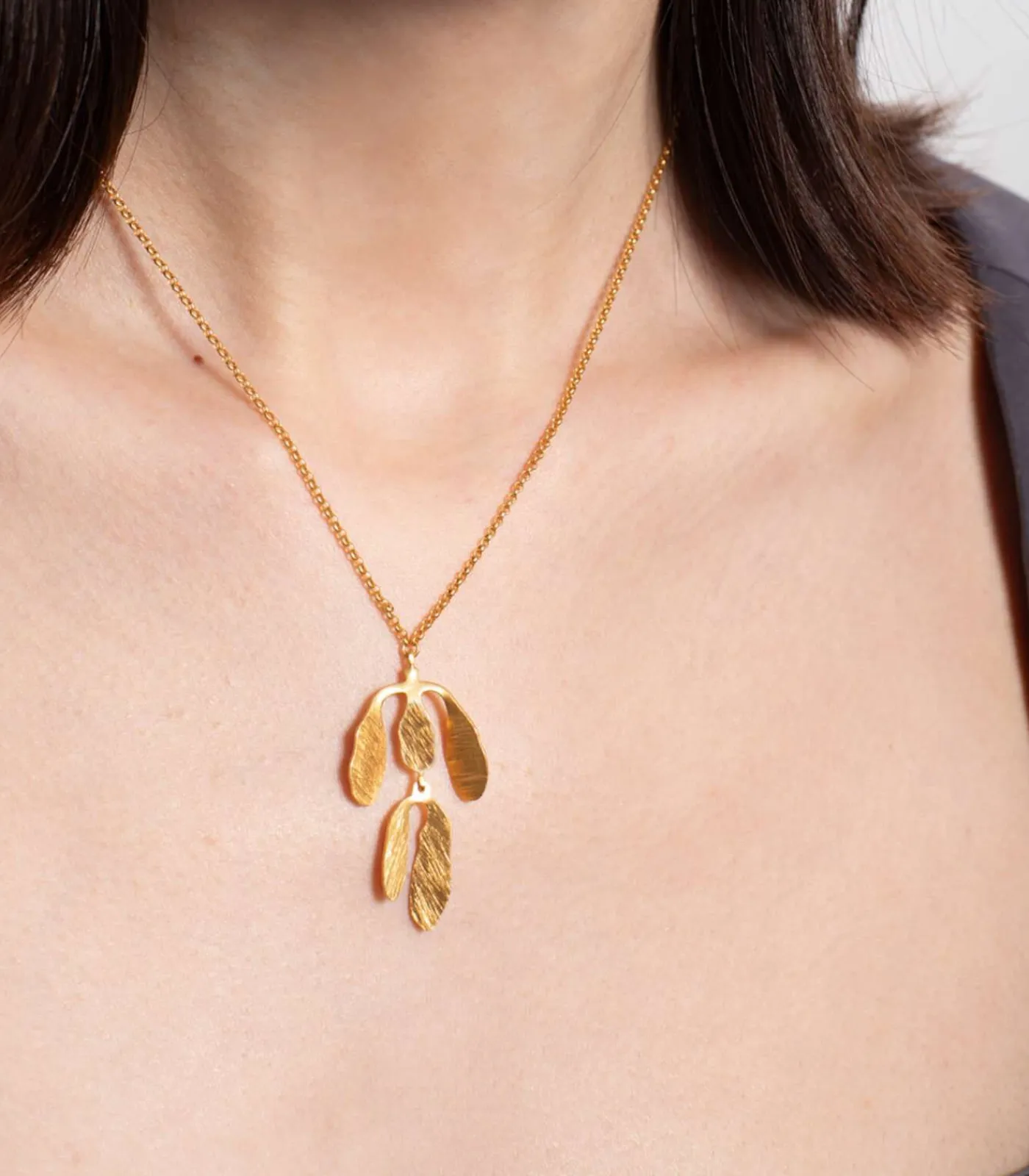 Joidart Gouden Silvela hanger ketting Clearance