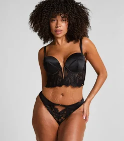 Hunkemöller Grace Highleg Brazilian black Clearance