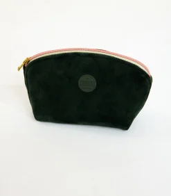 Banana Moon GRAPHITE LEYLAK Kaki fluwelen pouch oliveGreen Online