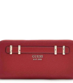 GUESS Gregoria Slg Large Zip Around red Best