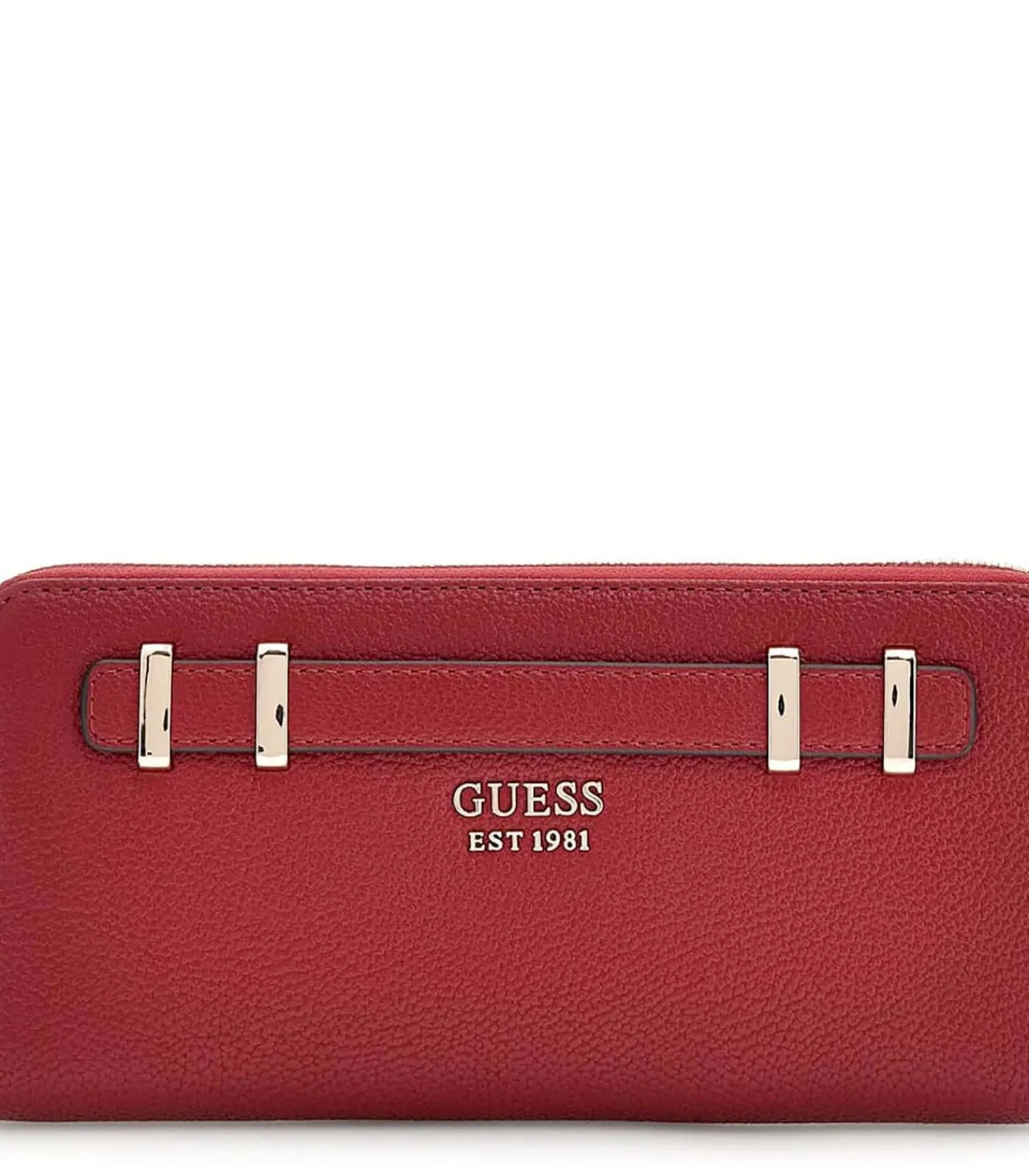 GUESS Gregoria Slg Large Zip Around red Best