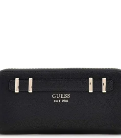 GUESS Gregoria Slg Large Zip Around black Clearance