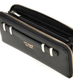 GUESS Gregoria Slg Large Zip Around black Clearance