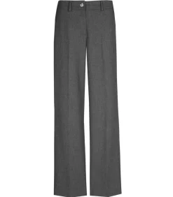 Marie Méro Grijze broek met brede pijpen gray Best