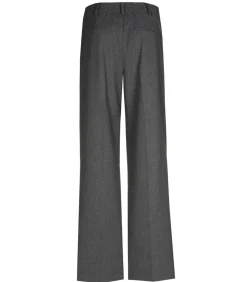 Marie Méro Grijze broek met brede pijpen gray Best
