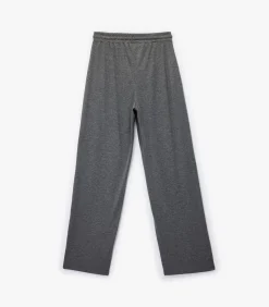 Koton Grijze Lange Wijd Uitlopende Broek met Elastische Taille gray Discount