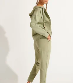 Banana Moon Groene joggingbroek COZY MODELO khaki Hot