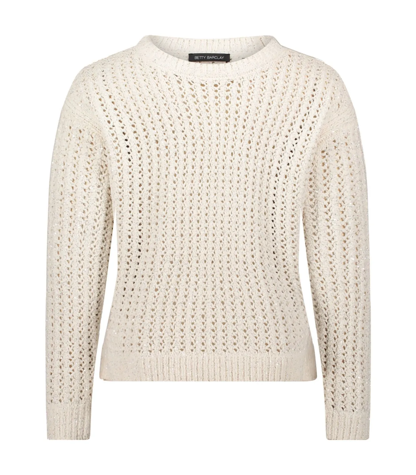 Betty Barclay Grofgebreide trui beige Outlet