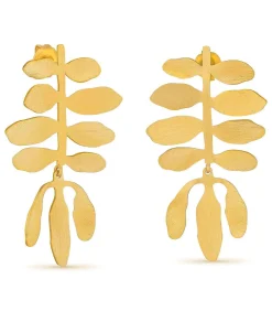 Joidart Grote gouden Silvela oorbellen gold Best