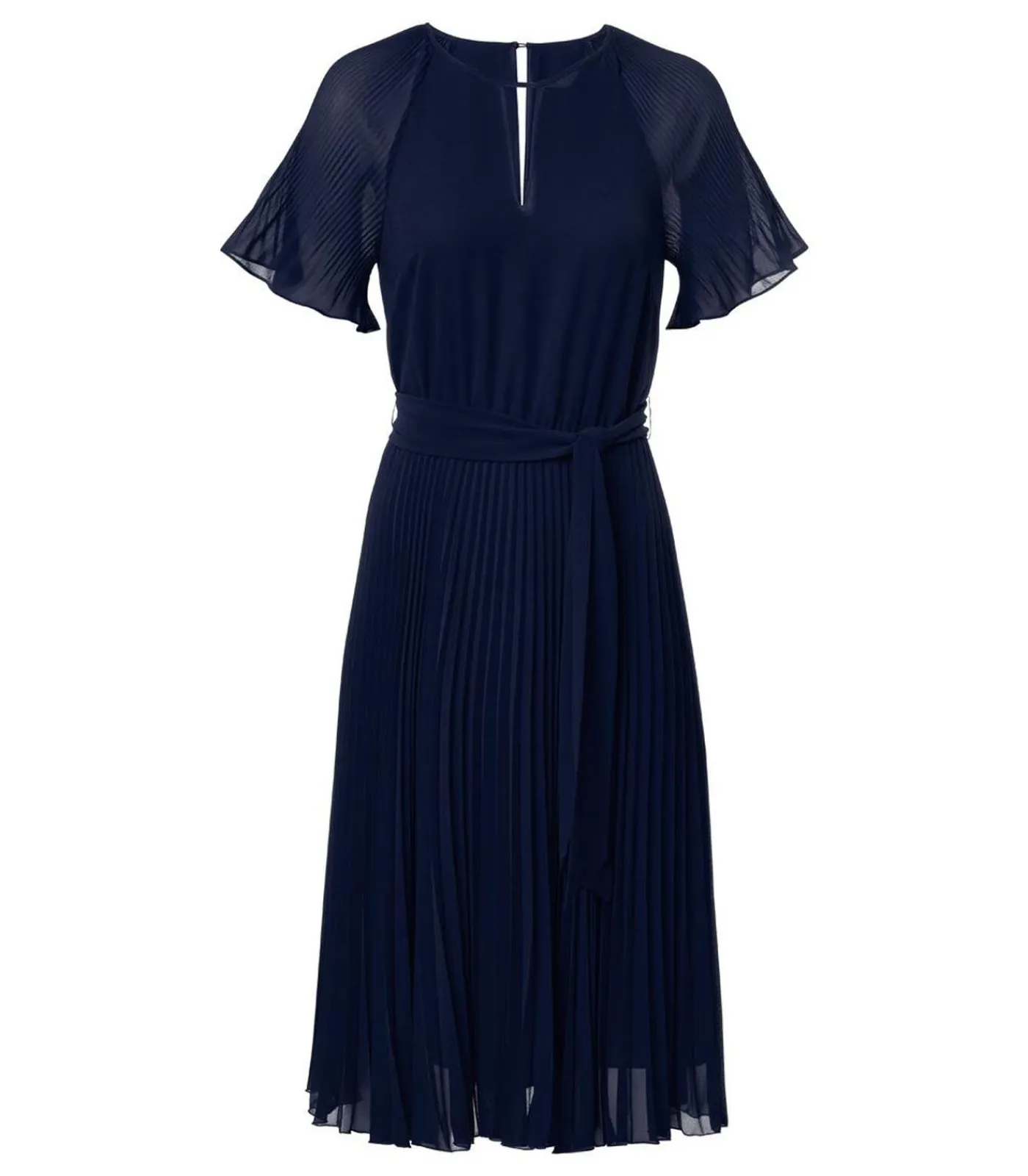 Mart Visser Haily Plisse Jurk Maxi navyBlue Discount