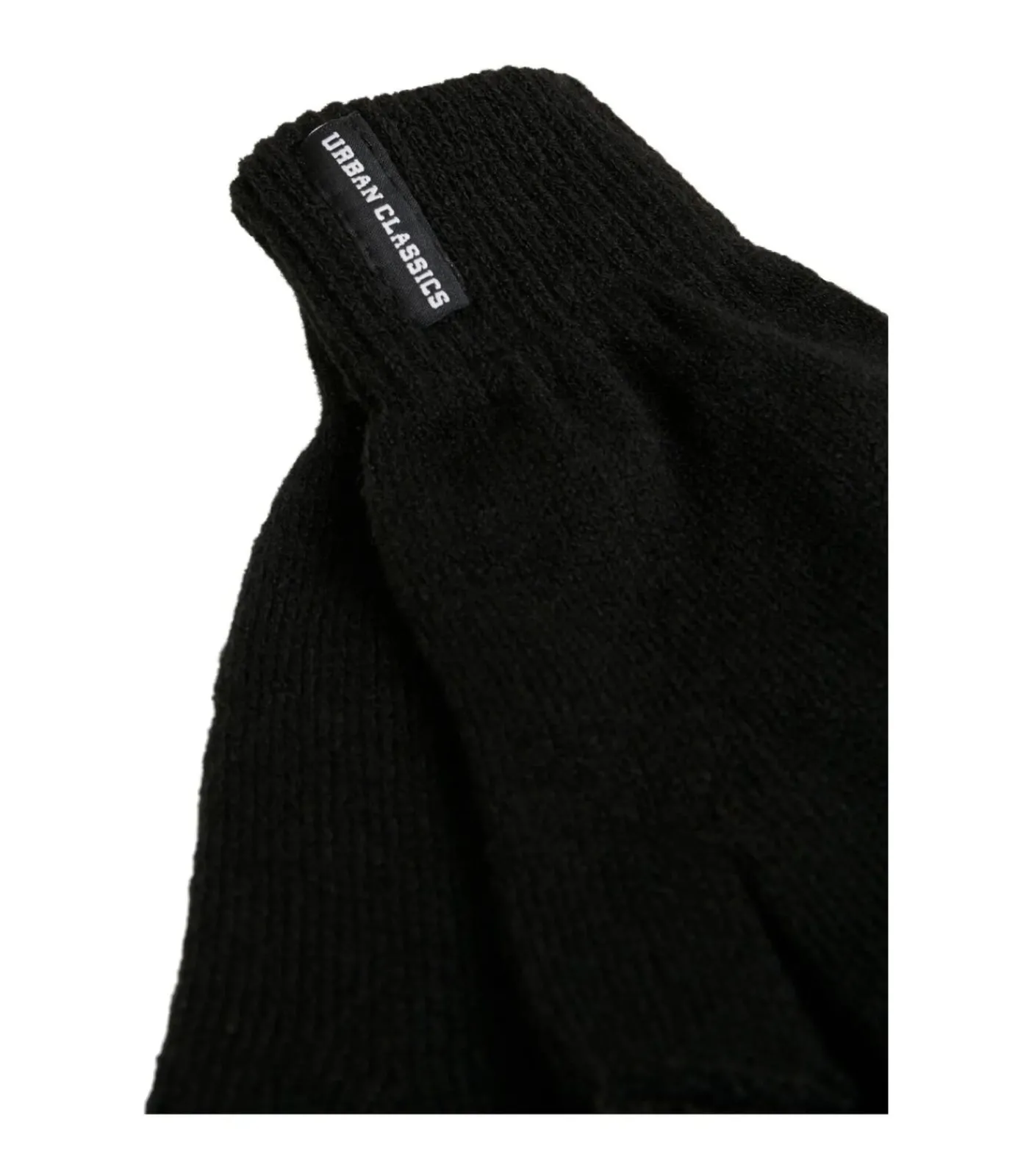 Urban Classics HALF FINGER - Handschoenen - Zwart black