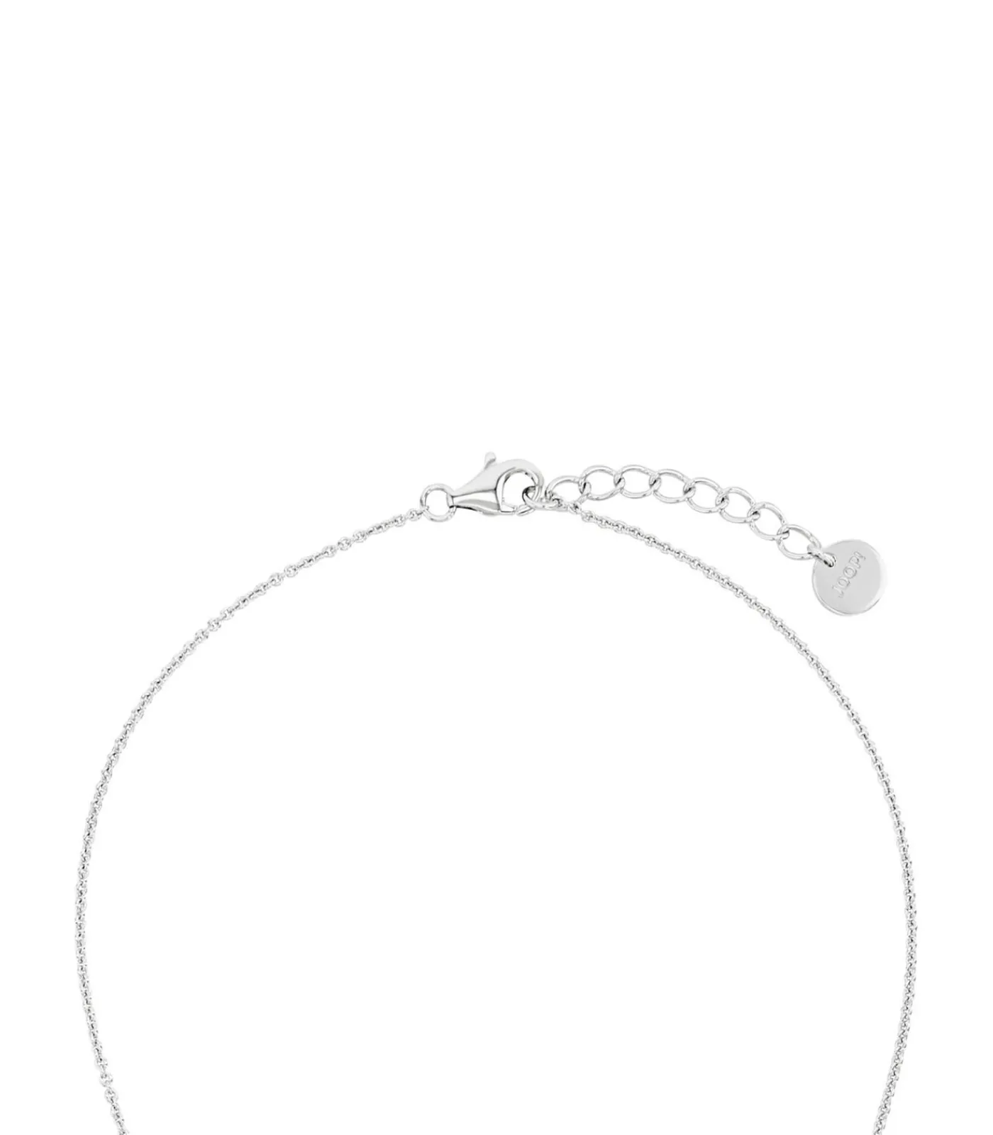 JOOP! Halsketting voor dames, 925 Sterling zilver, zirkonia synth. | Hart silver Hot