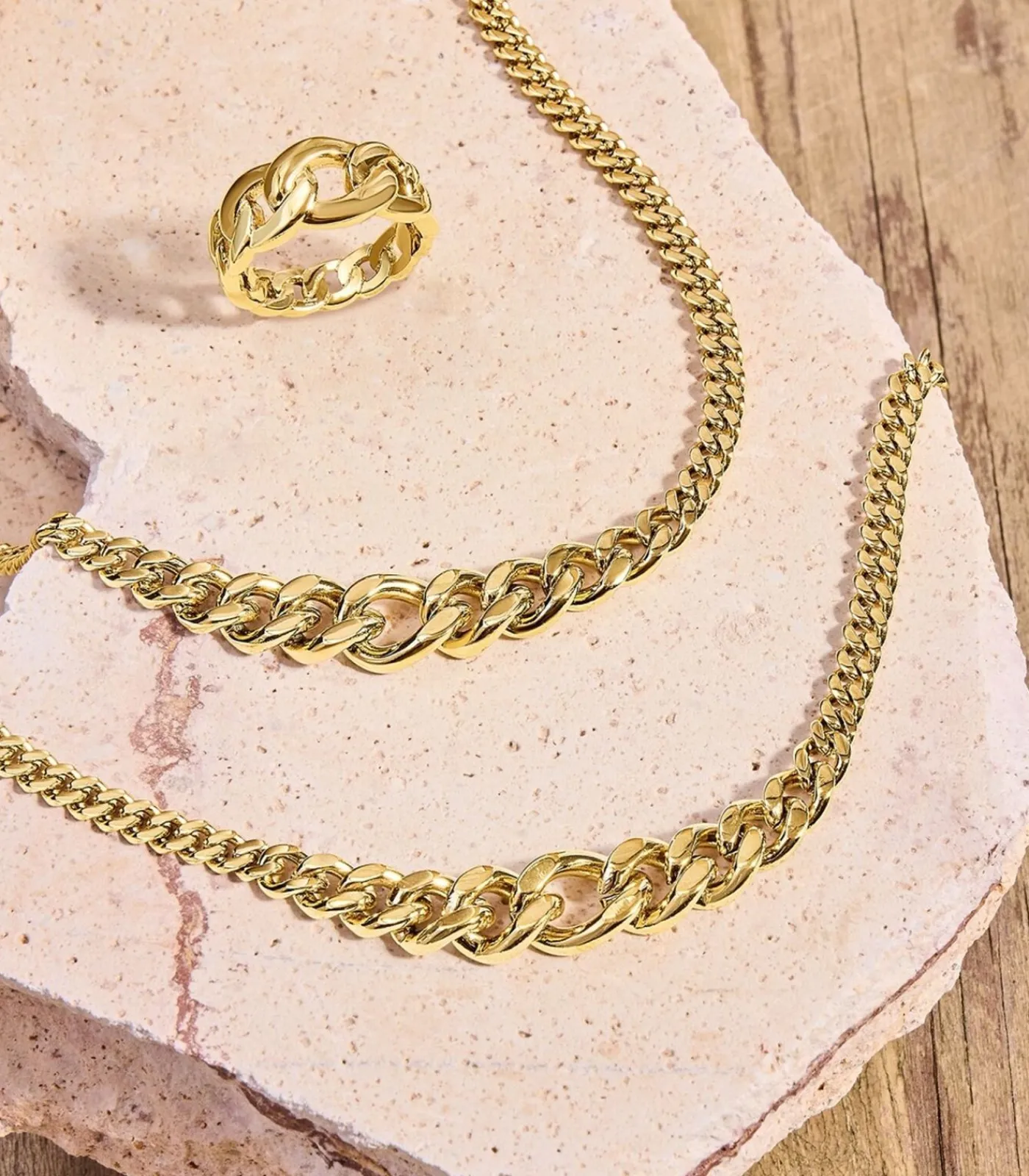 s.Oliver Halsketting voor dames, roestvrij staal gold Discount