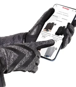 ISOTONER Handschoenen in kaki suède voor dames khaki Clearance
