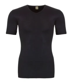 Ten Cate Heren thermo shirt Korte mouw - V-hals - Warm ondershirt met korte mouwen black Online