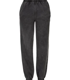 Urban Classics HIGH WAIST - Joggingbroek - Zwart black Clearance