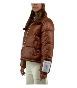 HINNOMINATE Jas Nylon Donsjas Met Alle Ritssluitingen En Label Op De Pols brown Online