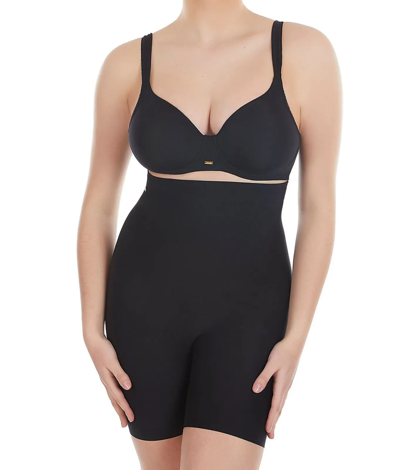 SELMARK Hoge taille panty Curves black Clearance