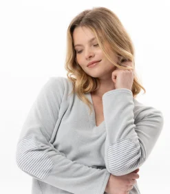 LE CHAT Homewear-set in microfleece FLOCON 122 gray Online