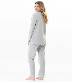 LE CHAT Homewear-set in microfleece FLOCON 122 gray Online