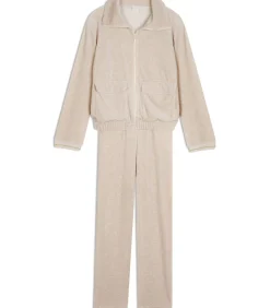 LE CHAT Homewear-set met ritssluiting van fluweel COUNTRY 126 beige Hot