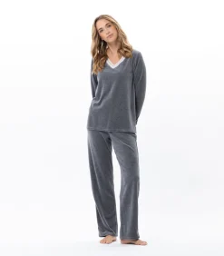 LE CHAT Homewear-set van fluweel COUNTRY 122 gray Sale