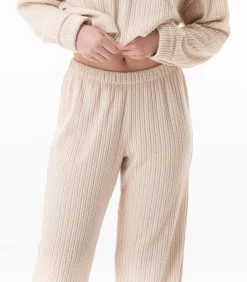 LE CHAT Homewear-set van gebreide stof SHETLAND 124 beige Hot