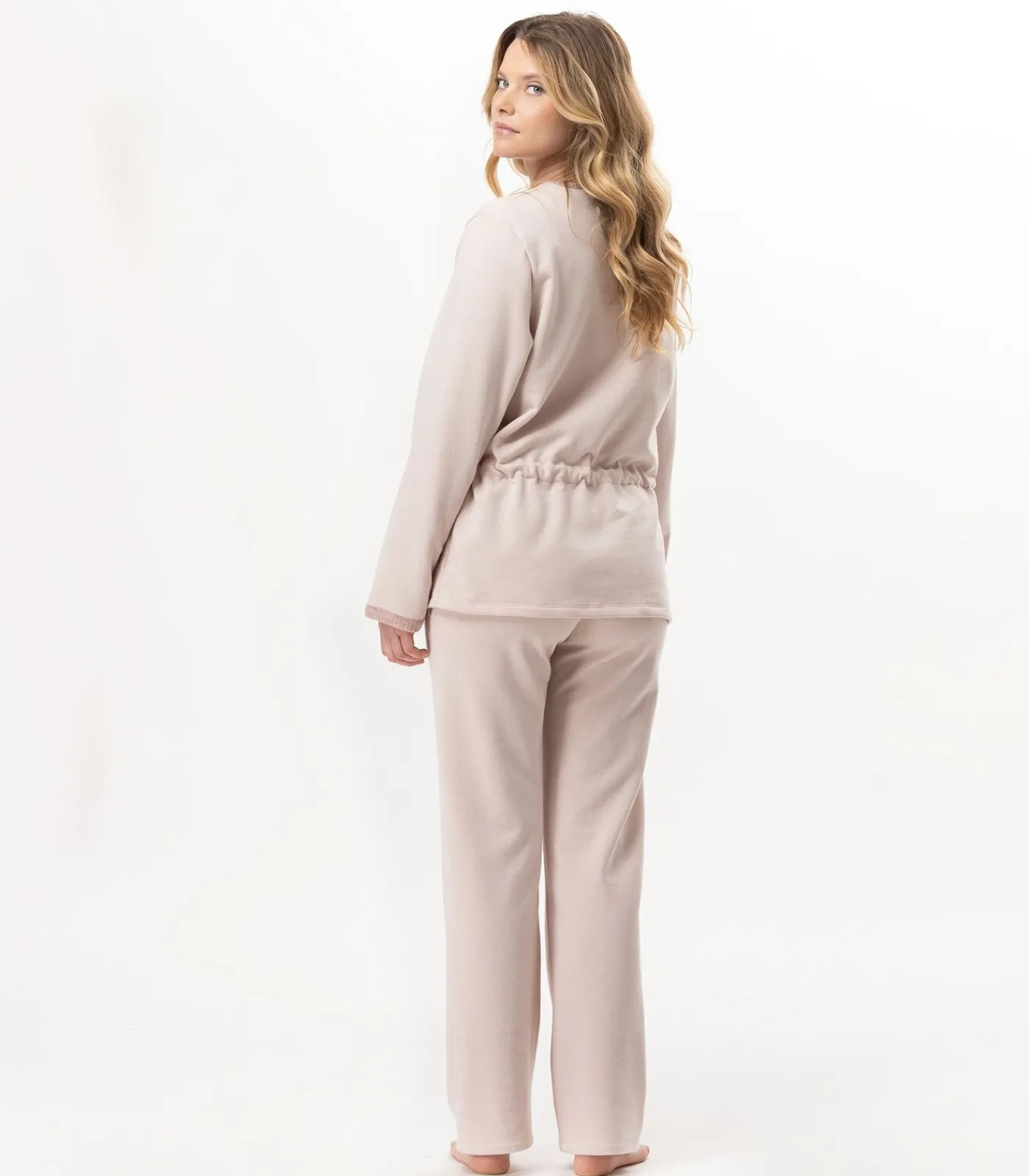 LE CHAT Homewear-set van lurex-fleece ECLAT 124 pink Sale