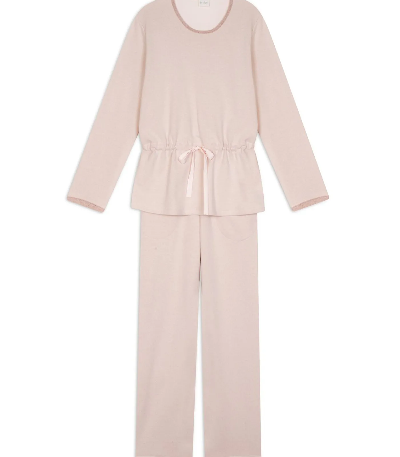 LE CHAT Homewear-set van lurex-fleece ECLAT 124 pink Sale