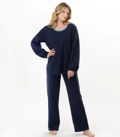 LE CHAT Homewear-set van lurex-fleece ECLAT 112 blue Best