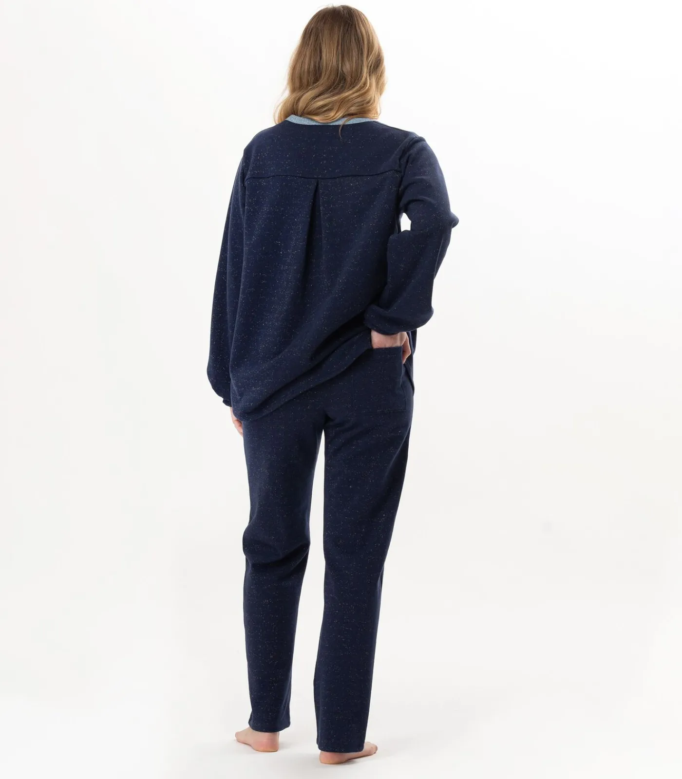 LE CHAT Homewear-set van lurex-fleece ECLAT 112 blue Best