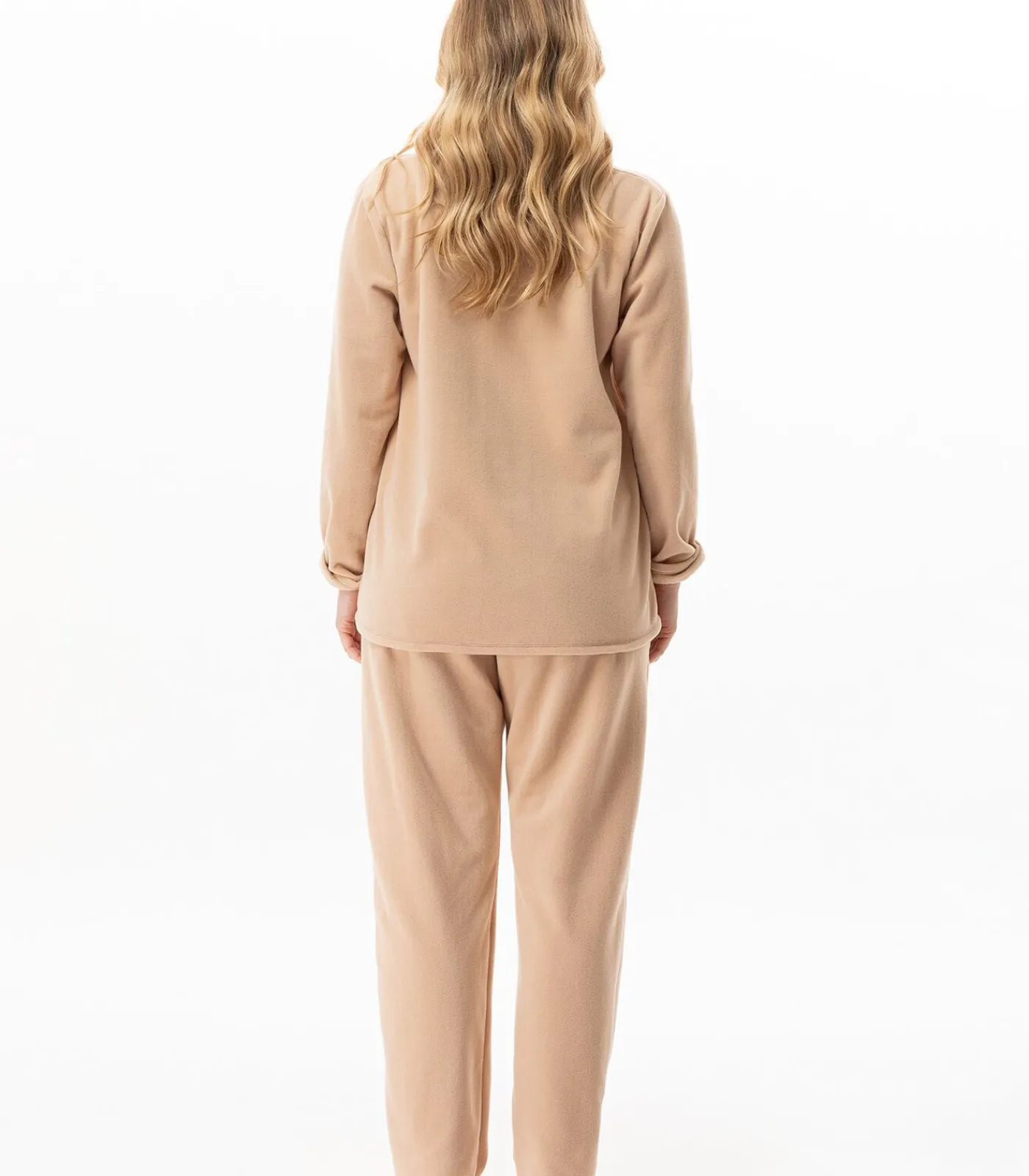 LE CHAT Homewear-set van micropolar LINETTE 122 brown Clearance
