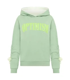 Cartoon Hoodie mintGreen/yellow Sale