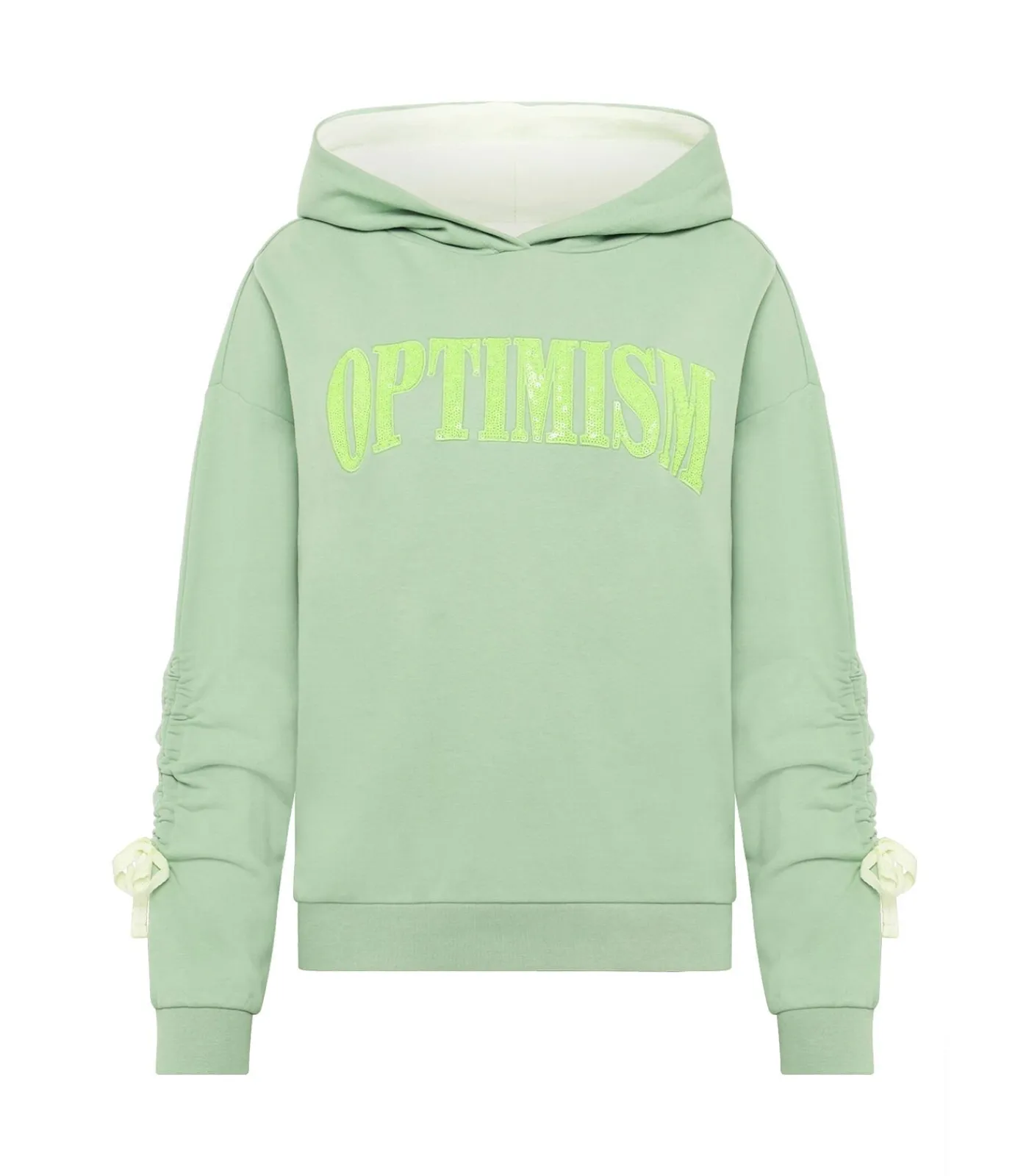 Cartoon Hoodie mintGreen/yellow Sale