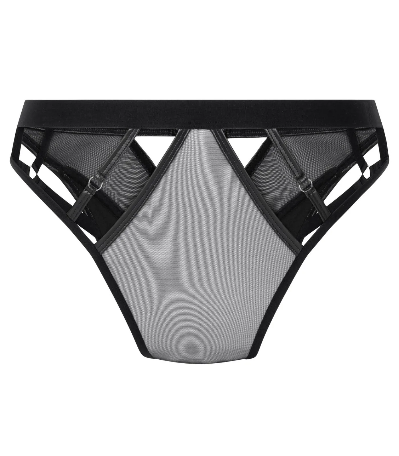 Hunkemöller Hoog uitgesneden brazilian Zelda black Hot