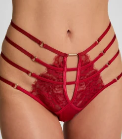 Hunkemöller Hoog uitgesneden brazilian met hoge taille Noeki red Online